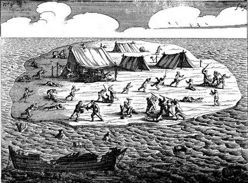 Moordpartij na de schipbreuk van de Batavia