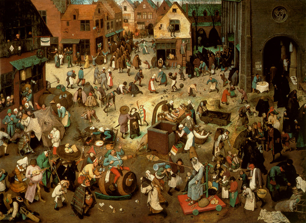 Pieter Breugel, De Strijd tussen Carnaval en Vasten