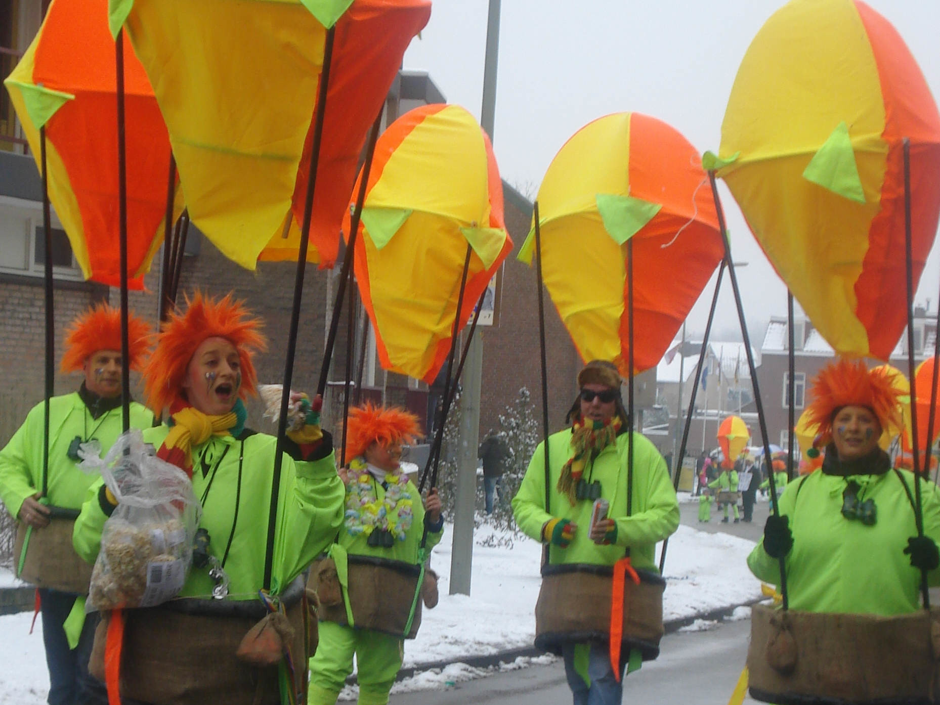 Straatcarnaval in Hoensbroek