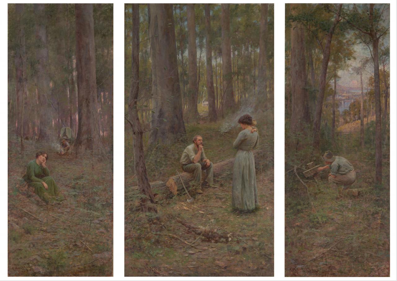 Frederick McCubbin (1904), The Pioneer Frederick McCubbin (1904), The Pioneer